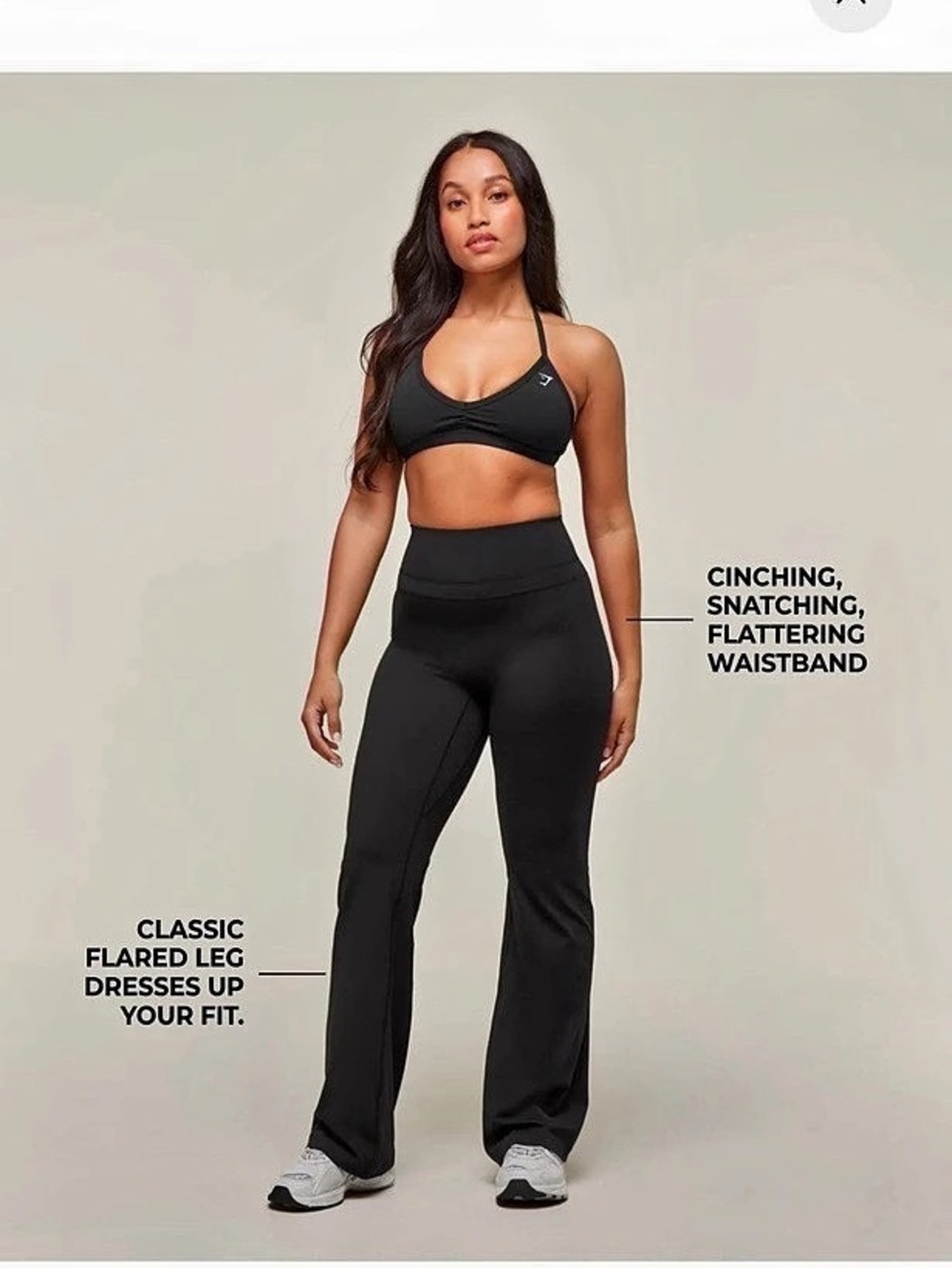 Gymshark WHITNEY SHORT FLARED LEGGING